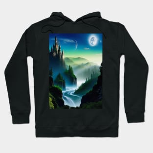 mountain landscape Hoodie